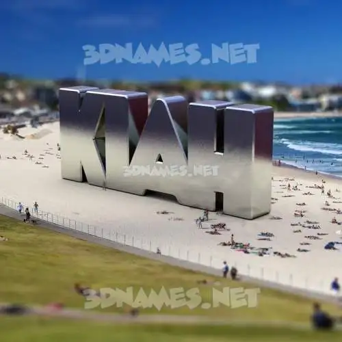 kiah in Bondi Beach style - 3D name wallpaper kiah in Bondi Beach style - 3D name wallpaper