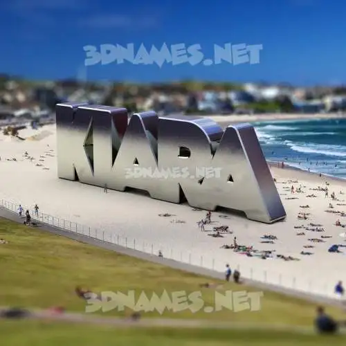 kiara in Bondi Beach style - 3D name wallpaper kiara in Bondi Beach style - 3D name wallpaper
