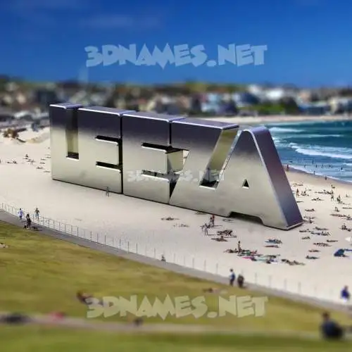 leeza in Bondi Beach style - 3D name wallpaper leeza in Bondi Beach style - 3D name wallpaper