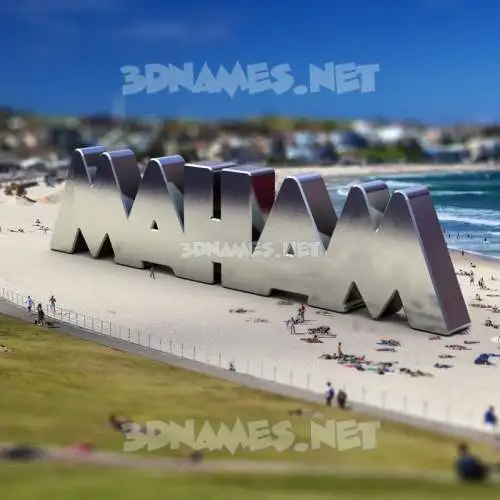 maham in Bondi Beach style - 3D name wallpaper maham in Bondi Beach style - 3D name wallpaper