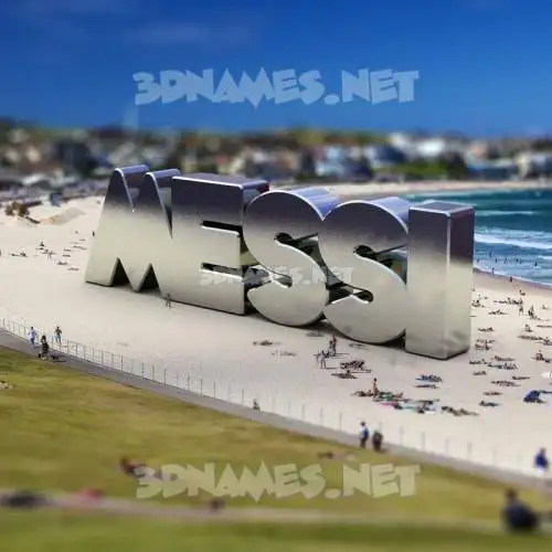 messi in Bondi Beach style - 3D name wallpaper messi in Bondi Beach style - 3D name wallpaper