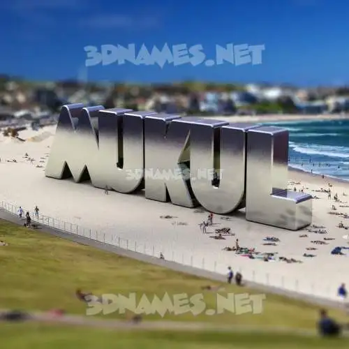 mukul in Bondi Beach style - 3D name wallpaper mukul in Bondi Beach style - 3D name wallpaper