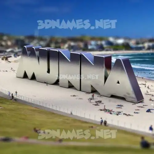 munna in Bondi Beach style - 3D name wallpaper munna in Bondi Beach style - 3D name wallpaper