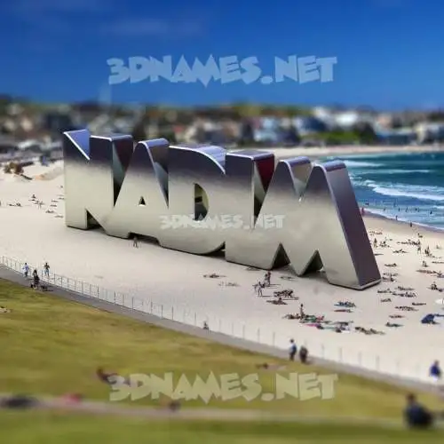 nadim in Bondi Beach style - 3D name wallpaper nadim in Bondi Beach style - 3D name wallpaper