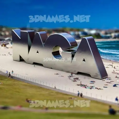 naga in Bondi Beach style - 3D name wallpaper naga in Bondi Beach style - 3D name wallpaper