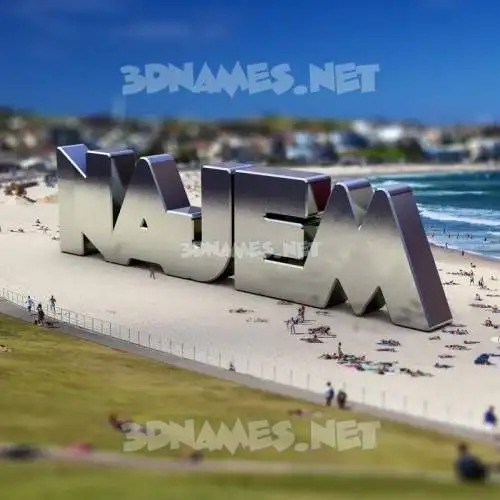 najem in Bondi Beach style - 3D name wallpaper najem in Bondi Beach style - 3D name wallpaper