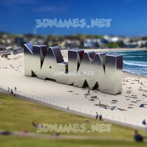 najmi in Bondi Beach style - 3D name wallpaper najmi in Bondi Beach style - 3D name wallpaper