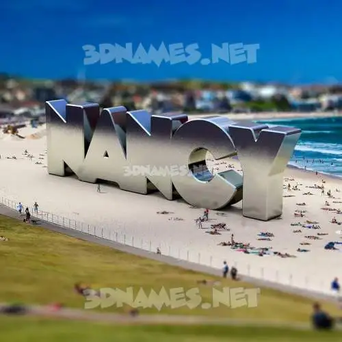 nancy in Bondi Beach style - 3D name wallpaper nancy in Bondi Beach style - 3D name wallpaper