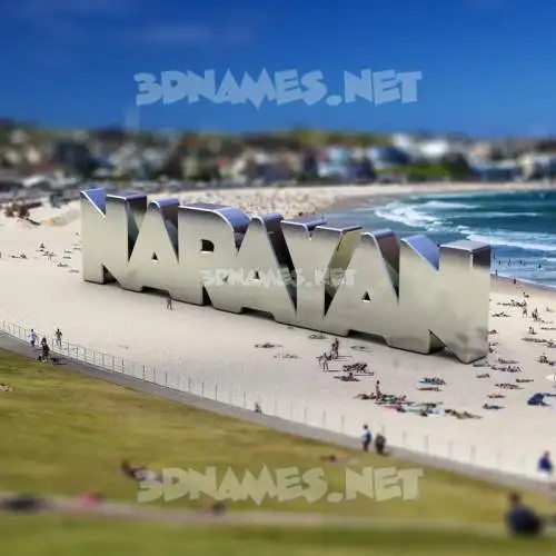 narayan in Bondi Beach style - 3D name wallpaper narayan in Bondi Beach style - 3D name wallpaper