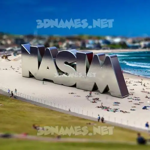 nasim in Bondi Beach style - 3D name wallpaper nasim in Bondi Beach style - 3D name wallpaper