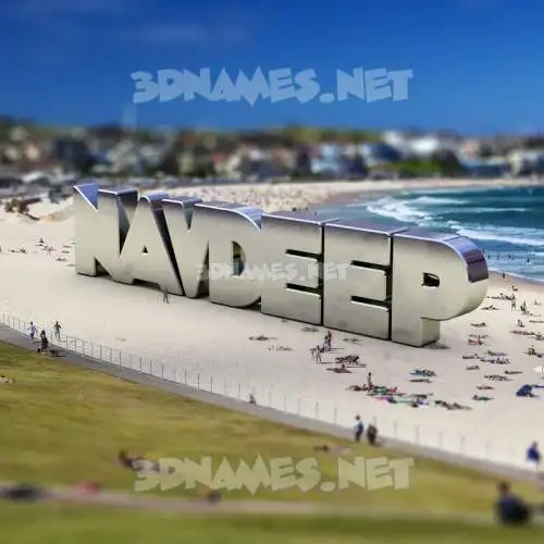 navdeep in Bondi Beach style - 3D name wallpaper navdeep in Bondi Beach style - 3D name wallpaper