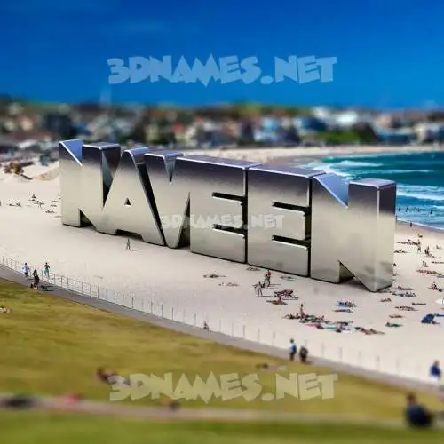 naveen in Bondi Beach style - 3D name wallpaper naveen in Bondi Beach style - 3D name wallpaper
