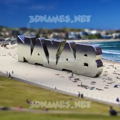 nayab in Bondi Beach style - 3D name wallpaper nayab in Bondi Beach style - 3D name wallpaper