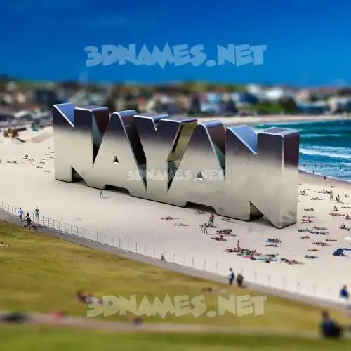 nayan in Bondi Beach style - 3D name wallpaper nayan in Bondi Beach style - 3D name wallpaper