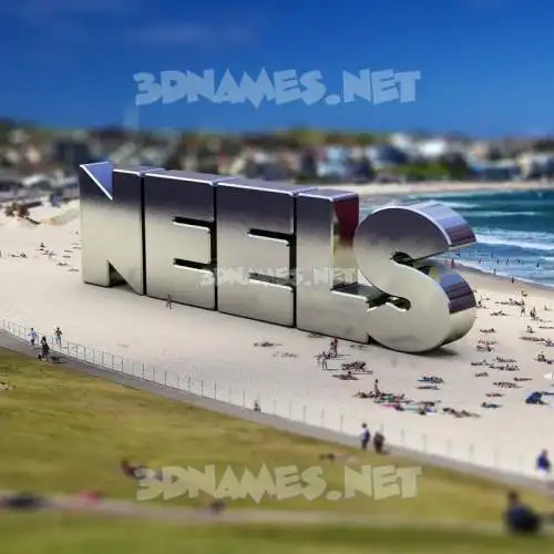 neels in Bondi Beach style - 3D name wallpaper neels in Bondi Beach style - 3D name wallpaper