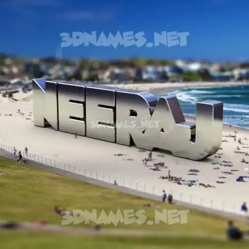 neeraj in Bondi Beach style - 3D name wallpaper neeraj in Bondi Beach style - 3D name wallpaper