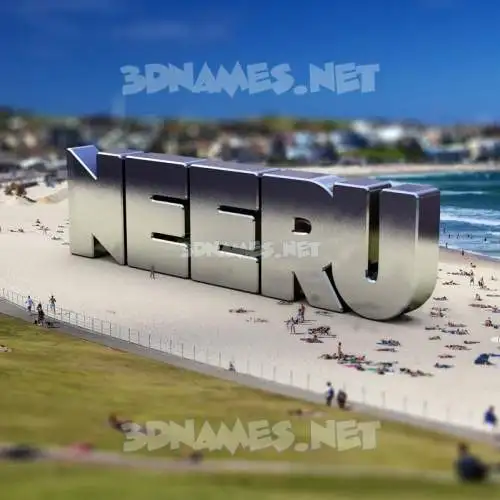 neeru in Bondi Beach style - 3D name wallpaper neeru in Bondi Beach style - 3D name wallpaper