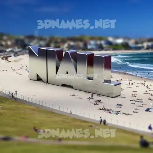 niall in Bondi Beach style - 3D name wallpaper niall in Bondi Beach style - 3D name wallpaper
