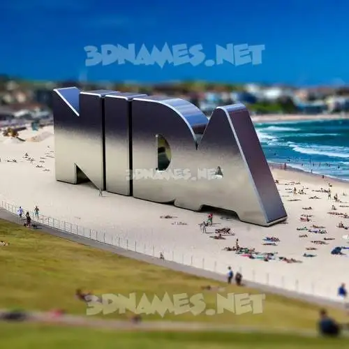 nida in Bondi Beach style - 3D name wallpaper nida in Bondi Beach style - 3D name wallpaper