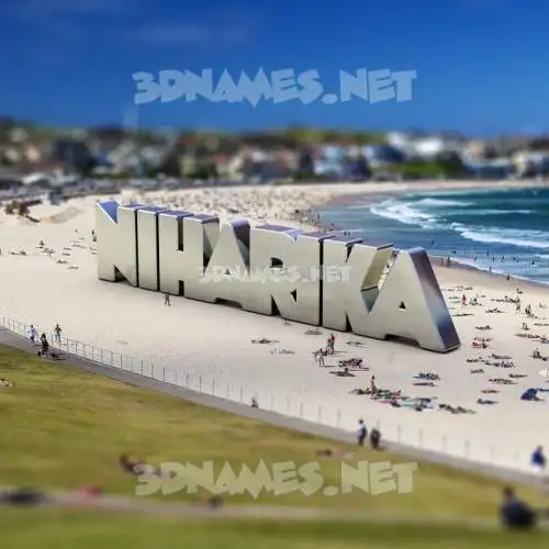 niharika in Bondi Beach style - 3D name wallpaper niharika in Bondi Beach style - 3D name wallpaper