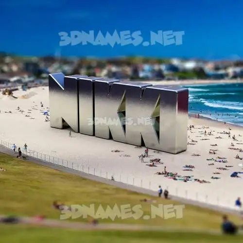 nikki in Bondi Beach style - 3D name wallpaper nikki in Bondi Beach style - 3D name wallpaper