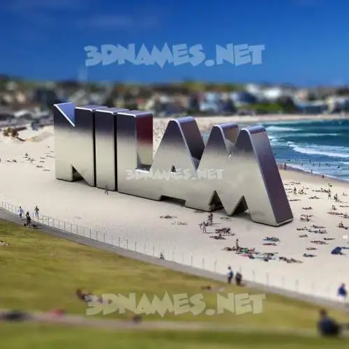 nilam in Bondi Beach style - 3D name wallpaper nilam in Bondi Beach style - 3D name wallpaper