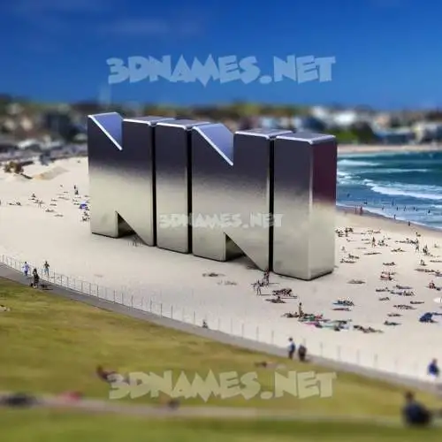 nini in Bondi Beach style - 3D name wallpaper nini in Bondi Beach style - 3D name wallpaper