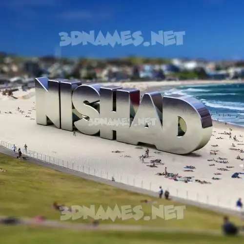 nishad in Bondi Beach style - 3D name wallpaper nishad in Bondi Beach style - 3D name wallpaper