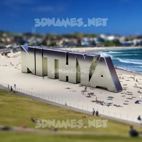 nithya in Bondi Beach style - 3D name wallpaper nithya in Bondi Beach style - 3D name wallpaper