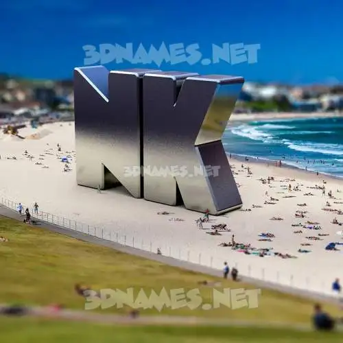 nk in Bondi Beach style - 3D name wallpaper nk in Bondi Beach style - 3D name wallpaper