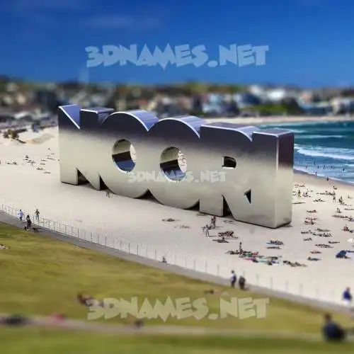 noori in Bondi Beach style - 3D name wallpaper noori in Bondi Beach style - 3D name wallpaper
