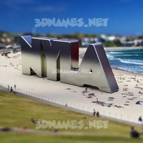 nyla in Bondi Beach style - 3D name wallpaper nyla in Bondi Beach style - 3D name wallpaper