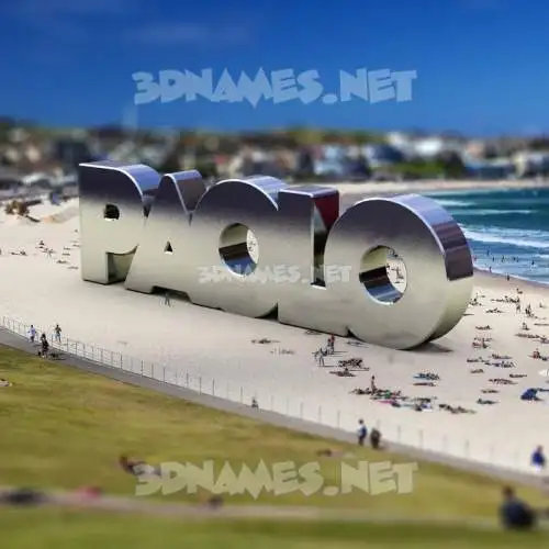 paolo in Bondi Beach style - 3D name wallpaper