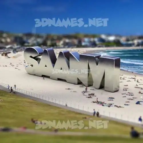 saanvi in Bondi Beach style - 3D name wallpaper saanvi in Bondi Beach style - 3D name wallpaper