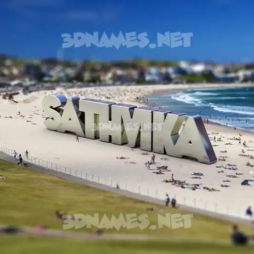 sathvika in Bondi Beach style - 3D name wallpaper sathvika in Bondi Beach style - 3D name wallpaper