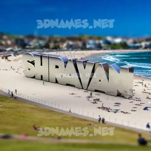 shravan in Bondi Beach style - 3D name wallpaper shravan in Bondi Beach style - 3D name wallpaper