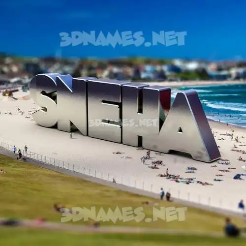 sneha in Bondi Beach style - 3D name wallpaper sneha in Bondi Beach style - 3D name wallpaper