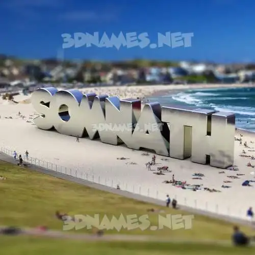 somnath in Bondi Beach style - 3D name wallpaper somnath in Bondi Beach style - 3D name wallpaper