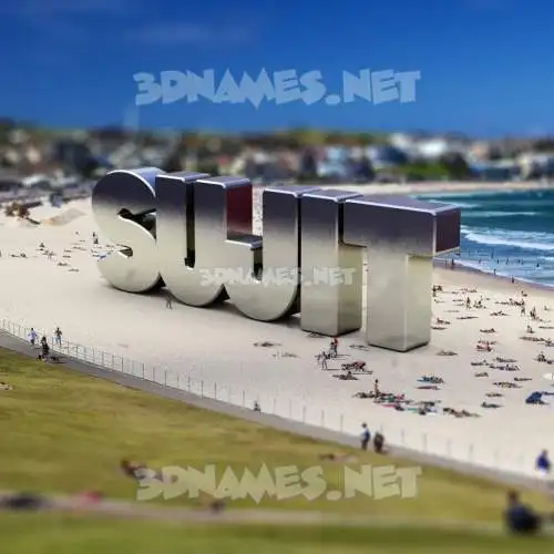 sujit in Bondi Beach style - 3D name wallpaper