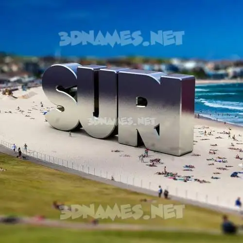 suri in Bondi Beach style - 3D name wallpaper suri in Bondi Beach style - 3D name wallpaper