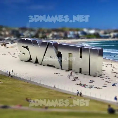 swathi in Bondi Beach style - 3D name wallpaper swathi in Bondi Beach style - 3D name wallpaper