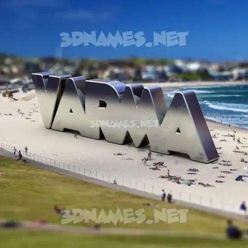 varma in Bondi Beach style - 3D name wallpaper varma in Bondi Beach style - 3D name wallpaper