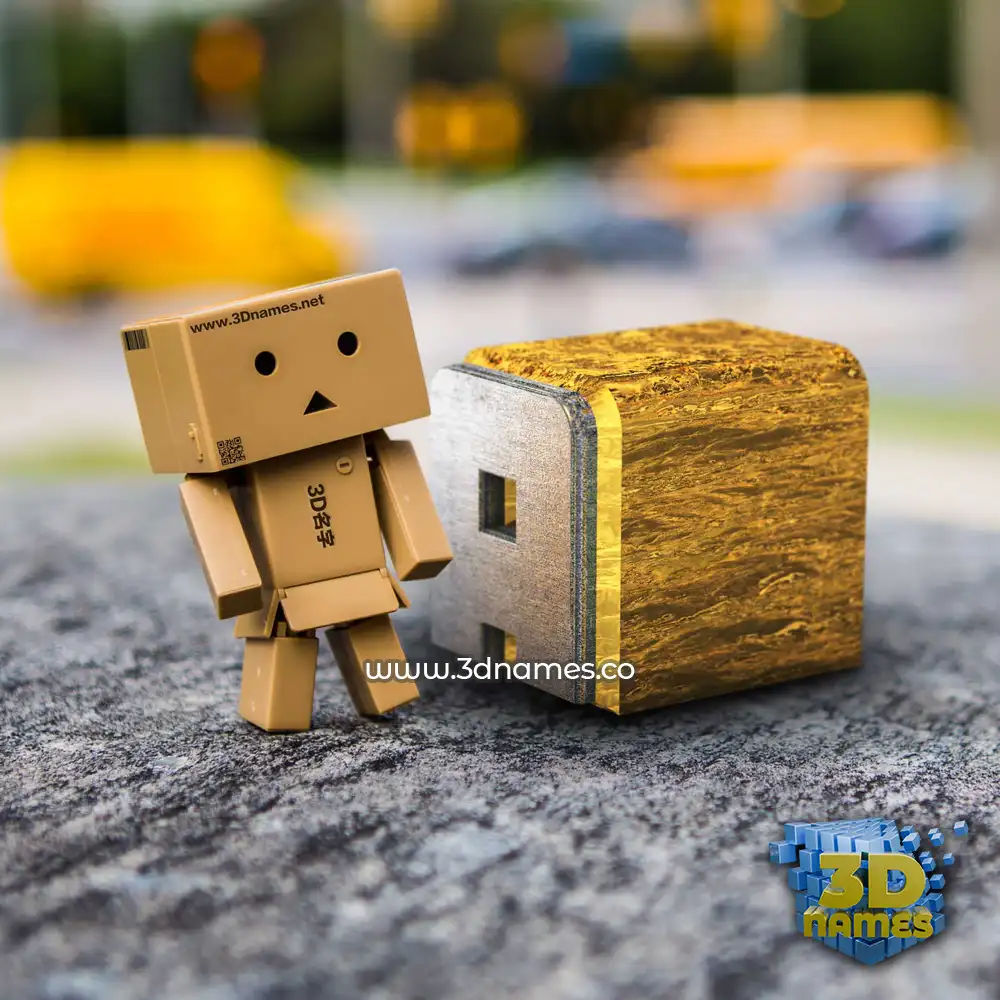 a in Hello Danbo style - 3D name wallpaper a in Hello Danbo style - 3D name wallpaper