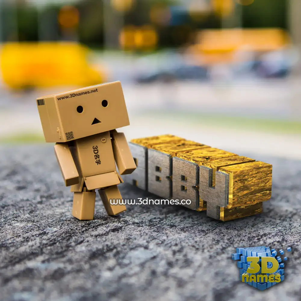 abby in Hello Danbo style - 3D name wallpaper abby in Hello Danbo style - 3D name wallpaper