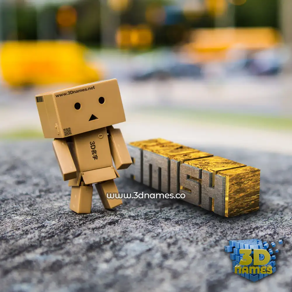 amish in Hello Danbo style - 3D name wallpaper amish in Hello Danbo style - 3D name wallpaper