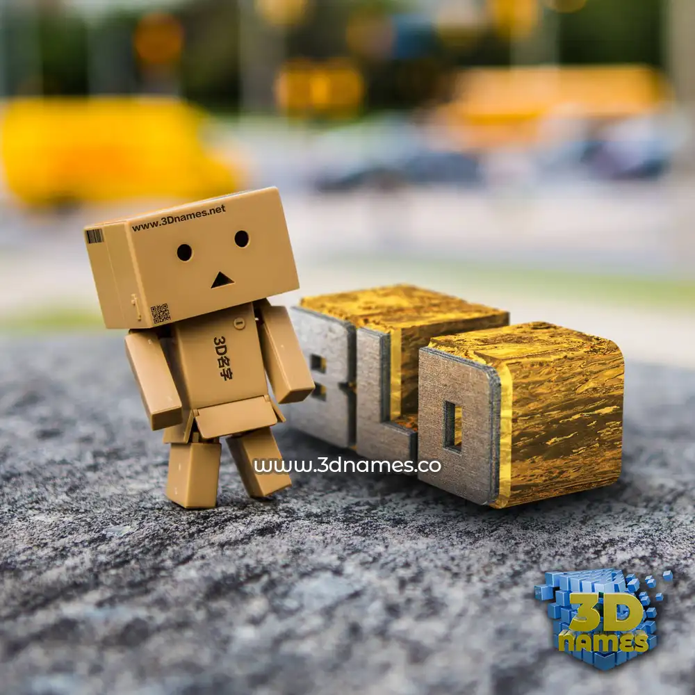 bld in Hello Danbo style - 3D name wallpaper bld in Hello Danbo style - 3D name wallpaper