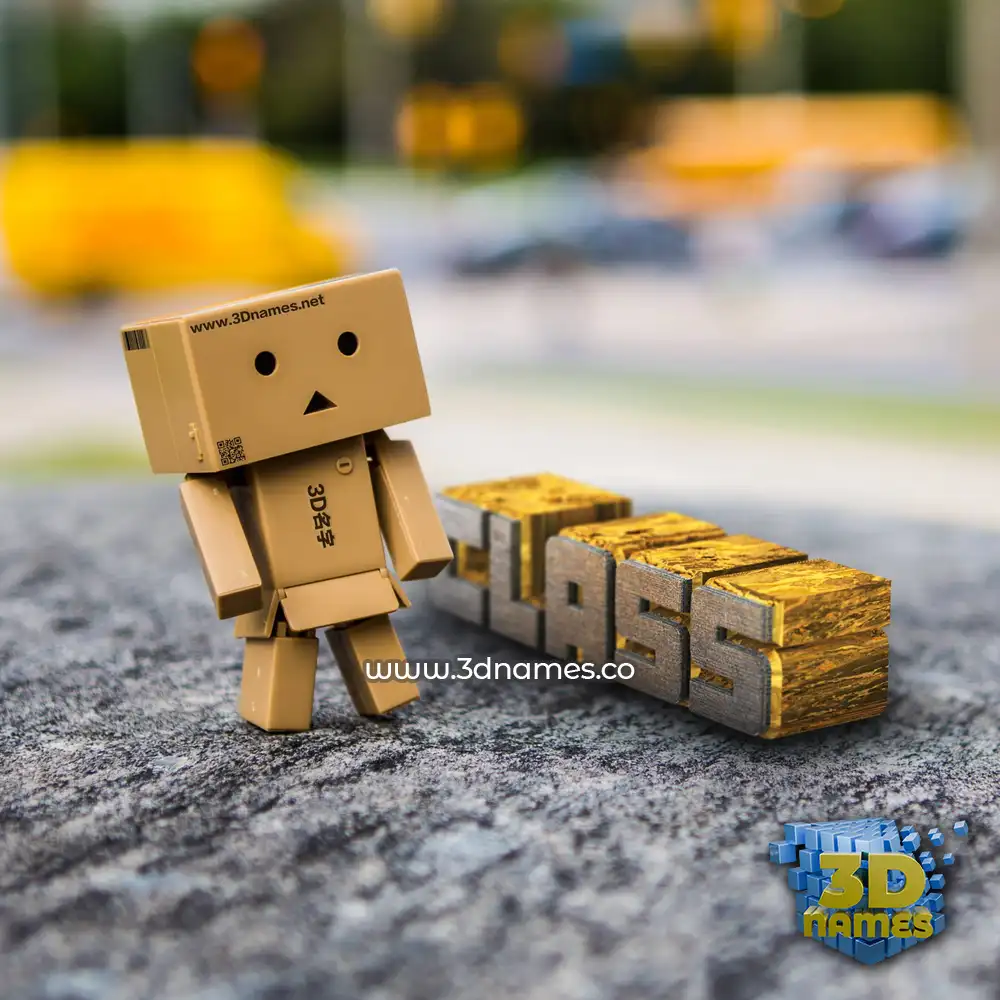 class in Hello Danbo style - 3D name wallpaper class in Hello Danbo style - 3D name wallpaper