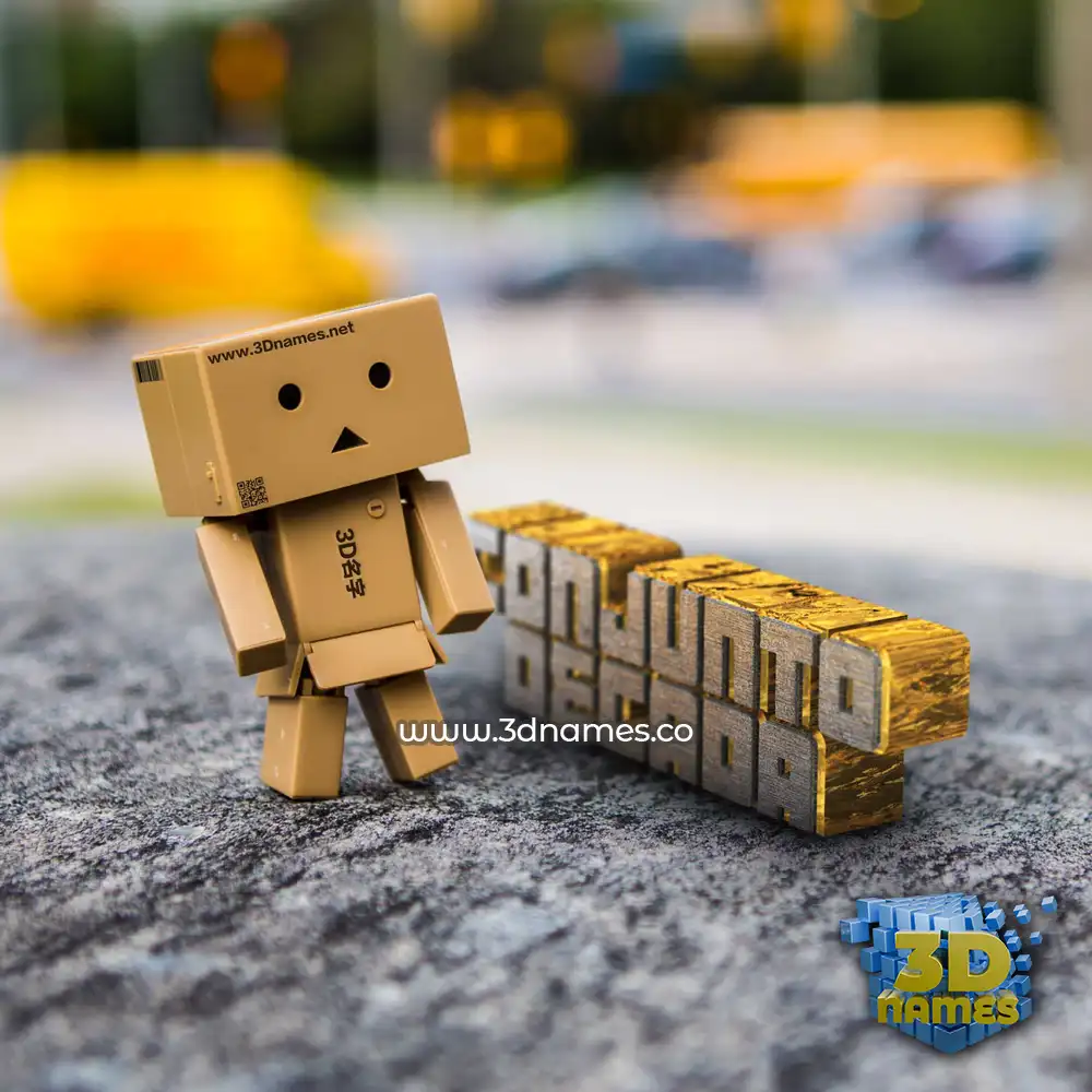 conjunto decada in Hello Danbo style - 3D name wallpaper conjunto decada in Hello Danbo style - 3D name wallpaper