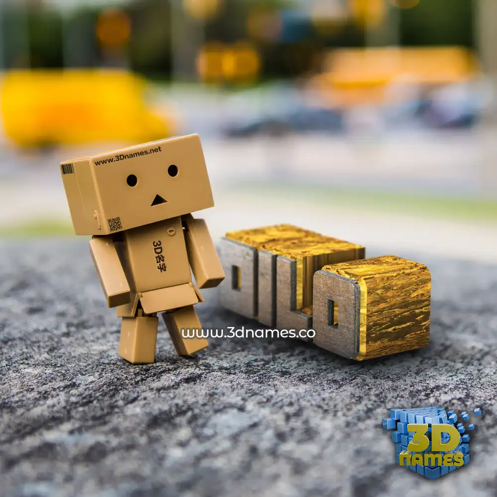 dilo in Hello Danbo style - 3D name wallpaper dilo in Hello Danbo style - 3D name wallpaper
