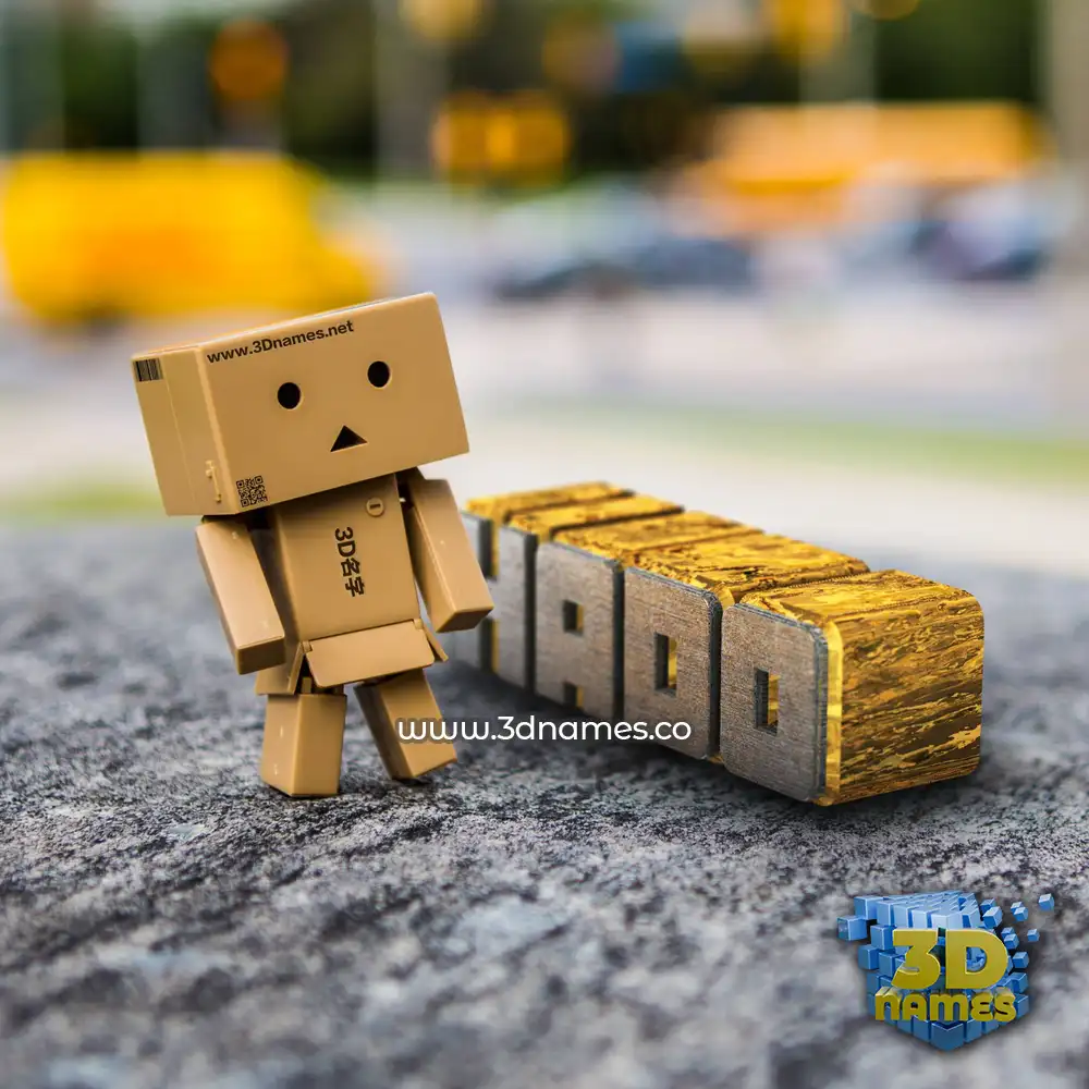 hado in Hello Danbo style - 3D name wallpaper hado in Hello Danbo style - 3D name wallpaper